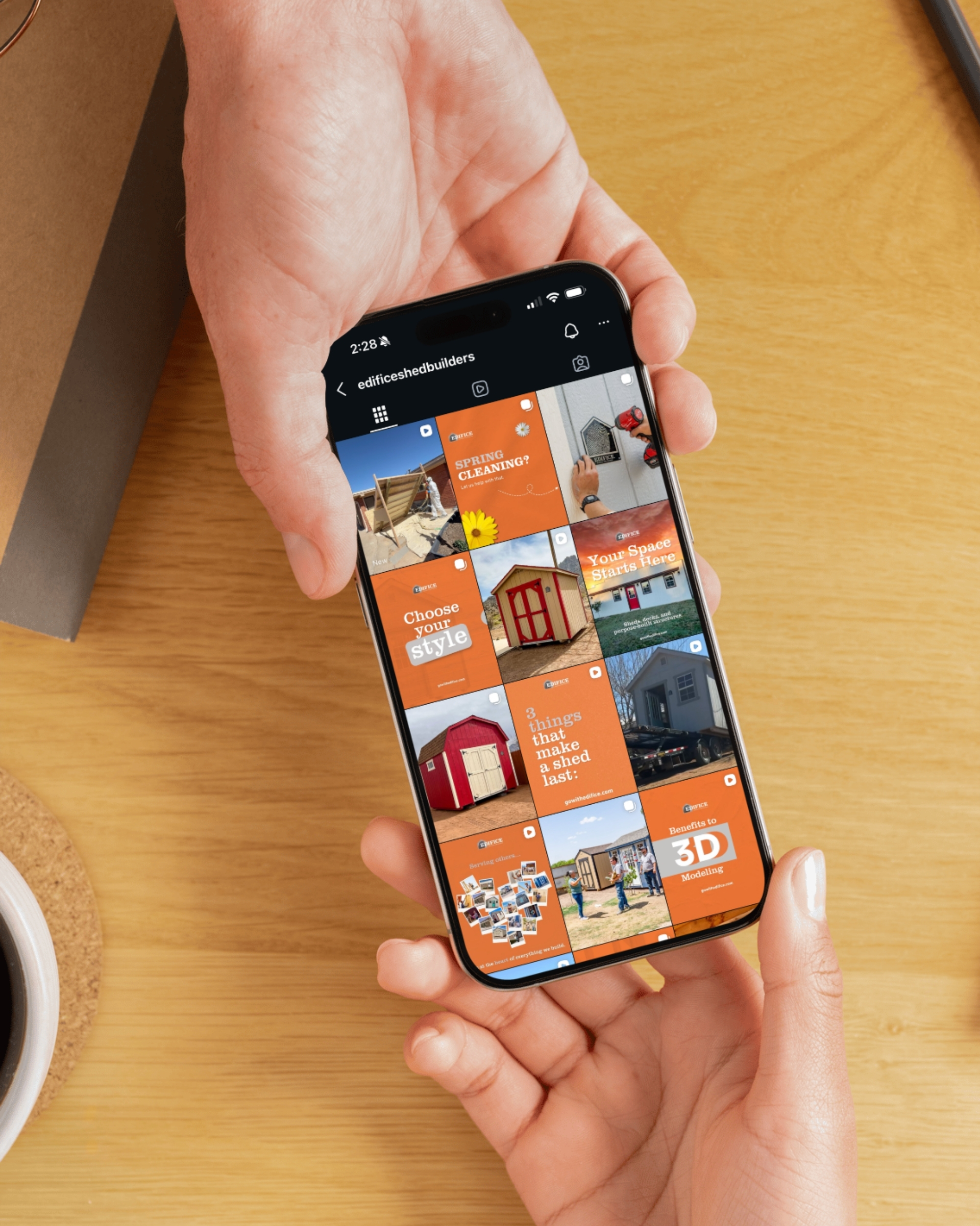Edifice Structures Instagram feed management